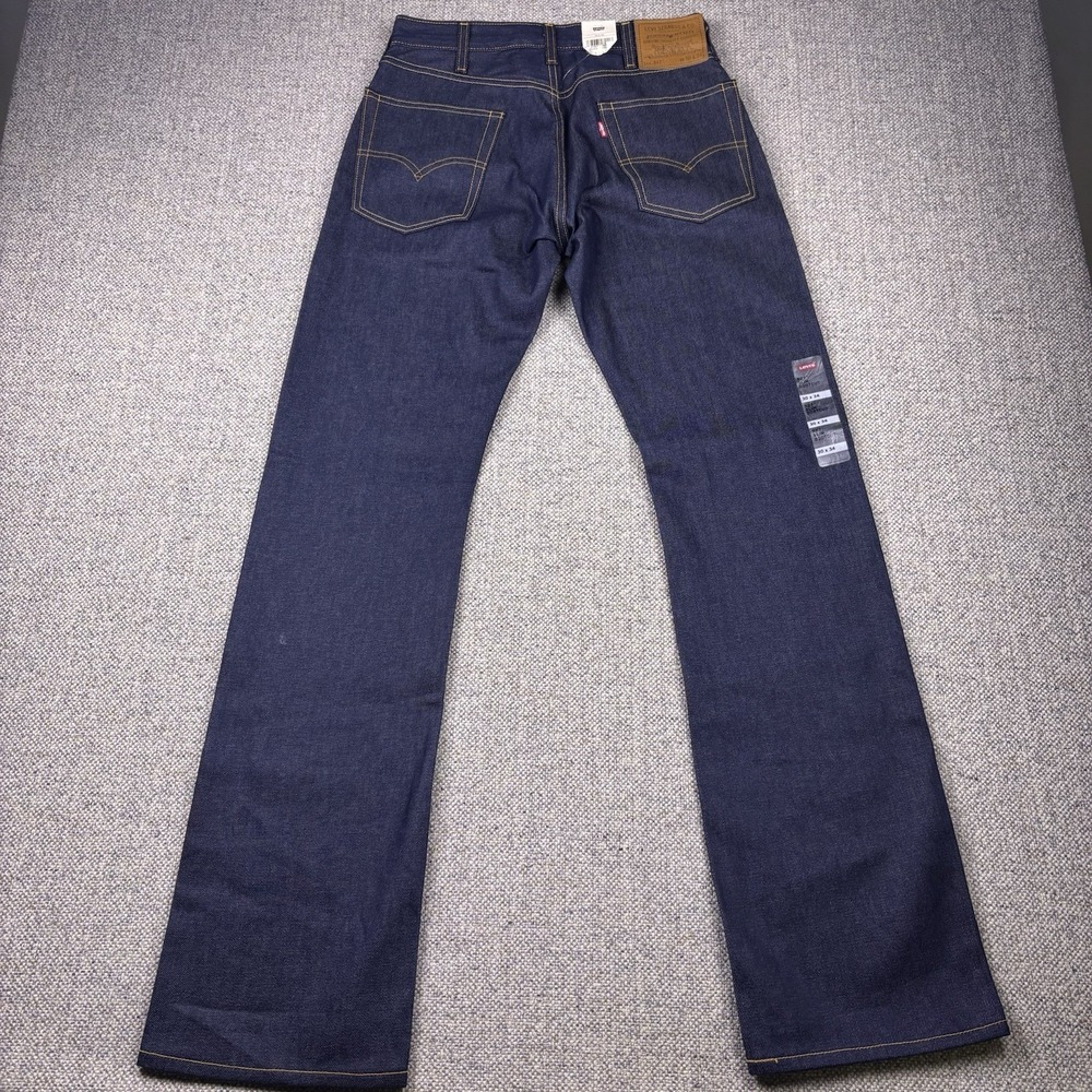 Levis Premium 517 Jeans Pants Mens Size W30 L34 Bootcut Blue Denim Cotton New